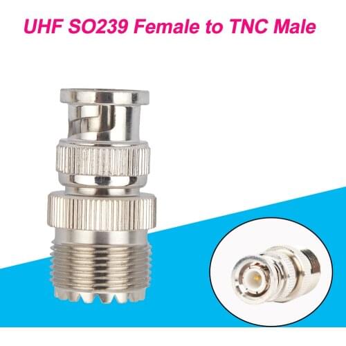 RF connector TNC to UHF for TNC male to SO239 UHF female plug adapter