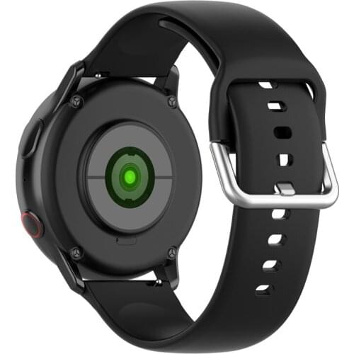 20MM Silicone Sport Watchband For Samsung Galaxy Watch 42mm/Active 2/Garmin Vivoactive 3 Music/Forerunner 245 645/Venu SQ Strap