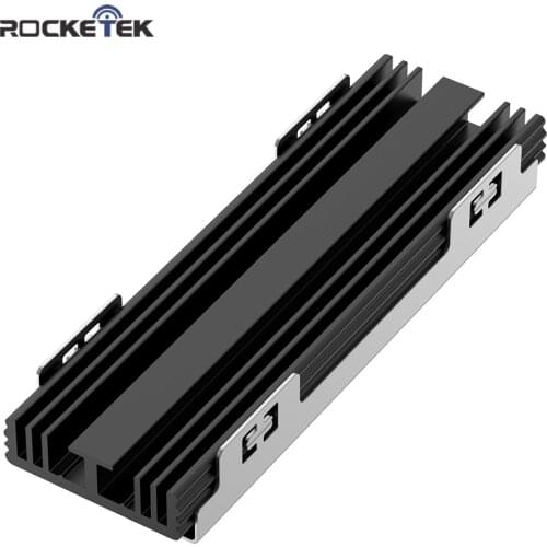 Rocketek M.2 Solid State Hard Disk Heatsink Heat Radiator Cooling Silicon Therma Pads Cooler for M2 NVME SATA NGFF 2280 PCIE SSD