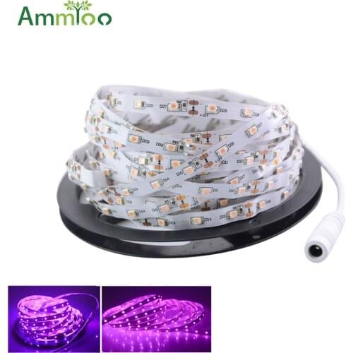 AmmToo Pink Led Strip Light SMD 2835 300Leds 5M Led Light Strip DC 12V Indoor Fleixble Tape Energy Saving Decorations For Home