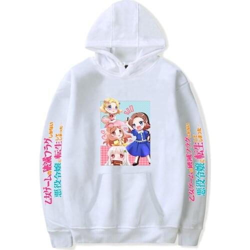 Hot Anime Monokuma Hoodies Men Women Sweatshirts Fashion Hip Hop Hooded White Streetwear Casual Boys Girls Cartoon Pullovers