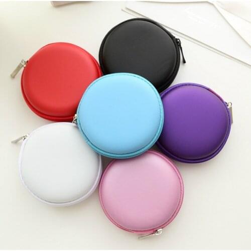 2pcs Portable EVA Earphone Case Coin Earphone SD Card USB Flash Disk Storage Bag Zipper Case home storage organizer bags