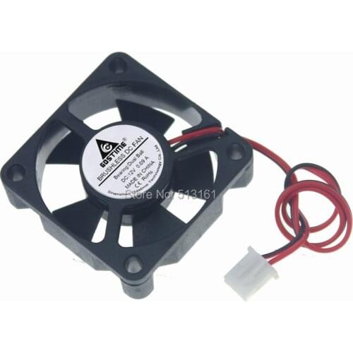 20 Pieces Gdstime Brushless DC Cooling Fan 35x35x10mm 35mm 3510 12V Ball Bearing 2Pin