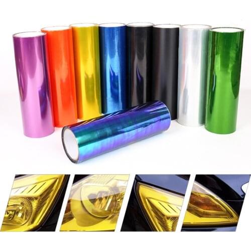 30x50cm 12"x20" Car Light Tint Vinyl Film Sticker Headlight Taillight Car Decoration color change light 12 Colors