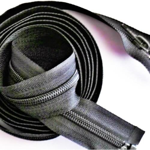 5 PCS/LOT OVERSIZE Long NYLON Zipper OPEN END WHITE/BLACK FOR Quilt Sleeping Bag Sewing Accessories