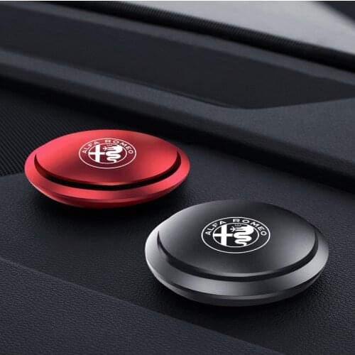 Car logo Car AirInterior Freshener Perfume DashboardFor ALFA ROMEO Mito 147 156 159 Fresh Car Fragrance UFO Shape Accessories