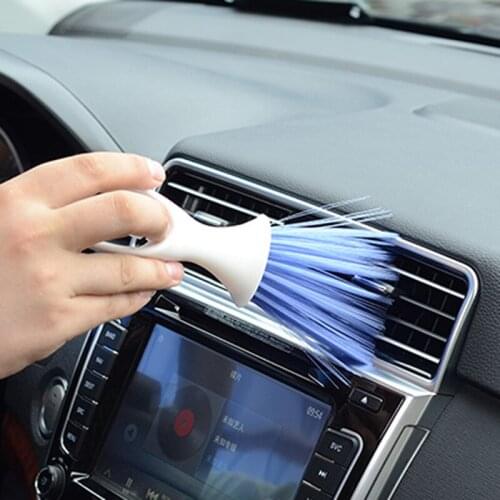 Car air conditioning dust cleaning brush accessories for Peugeot 206 207 208 301 307 308 407 2008 3008 4008
