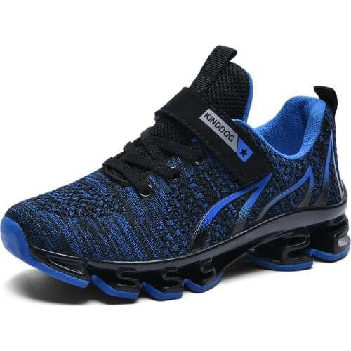 Kids Sneakers All Air Cushioning Running Shoes for Boys Casual Breathable Mesh Non-slip Sport Shoes Jogging Flats Tenis Infantil