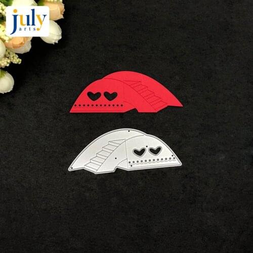 Julyarts Cutting Dies Silver Ponticulus Embossing Stencil DIY Scrapbook Paper Album for Handwork Creative Carbon Steel Material