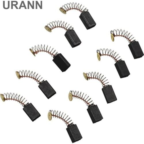 URANN 10pcs Mini Drill Electric Grinder Replacement Carbon Brushes Spare Parts For Electric Motors Dremel Rotary Tool