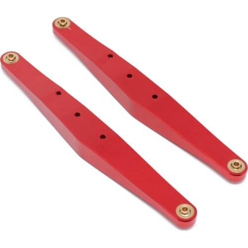 2Pcs Metal Rear Trailing Arm Suspension Link Rod for Losi Baja Rey 2.0 V2 Ford Raptor 1/10 4WD RC Car Upgrade Parts