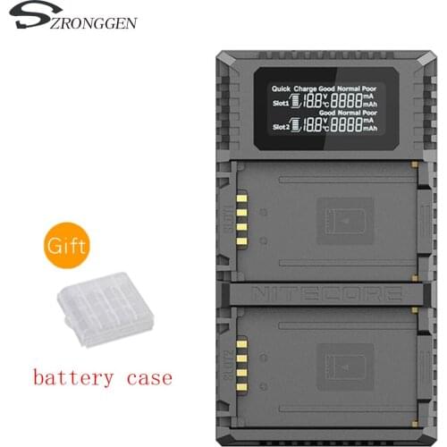 New Product Nitecore ULM10 Pro Digital Dual Slot Travel Camera Charger For Leica BP-SCL5 Batteries, Compatible With M10