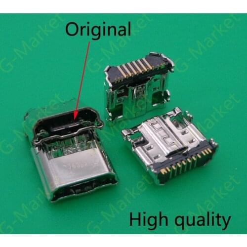 100pcs Original Micro USB Port Charger Connector Charging Port for Samsung Tab 3 7.0 I9200 I9205 P5200 T210 T211 SM-T211 SM-T210