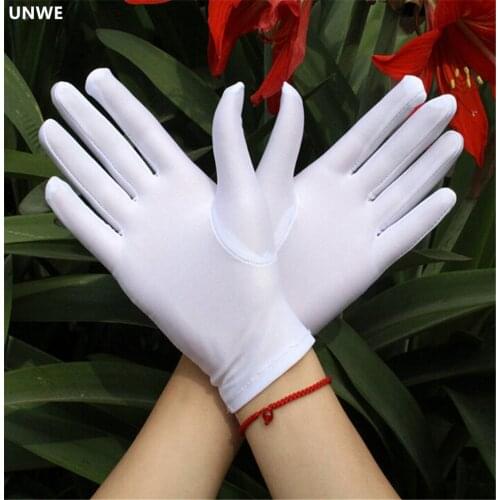 1 Pair Summer Gloves Women Red Driving Slip-resistant Spandex Golves 2019 Autumn Female Sun Protection Outdoor/Garden Work Glove