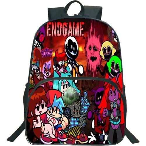 Friday Night Funkin Backpack Teenage School Bags Child Bookbags Knapsack Laptop Rucksack Boys Girls Back To School Gift bag