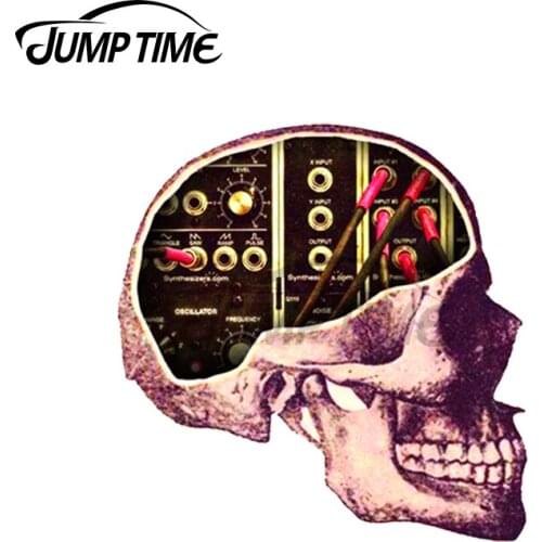 Jump Time 13 x 10.2cm For Synthesizer Lover Funny Car Stickers and Decals DIY Bumper Motorcycle JDM ATV Cartoon Fine Decal