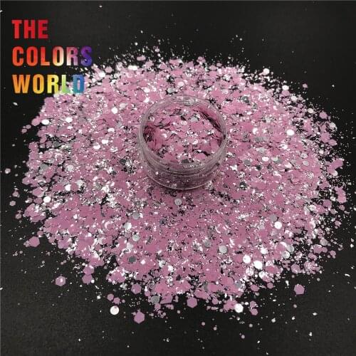 TCT-397 Mix Shape Chunky Glitter Nails estilo confeti Glitter Nail Art Decoration Body Art Tumbler Accessories Party Supplier