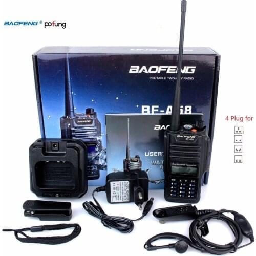 Baofeng A58 Waterproof Ham Transceiver 128CH Dual Band IP57 Interphone VHF/UHF 136-174/400-520MHz Dual-Dand Two-way Radio