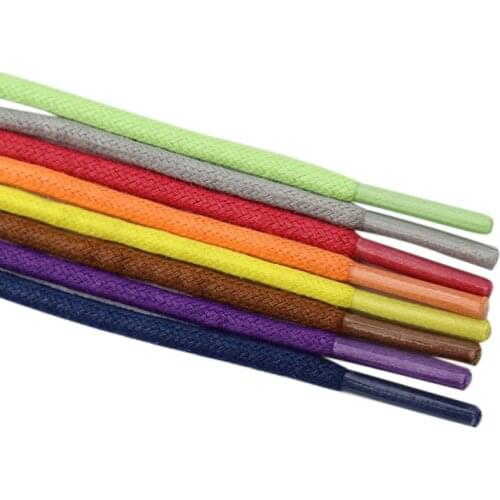 3MM 100% Waxed Thiny Round Cord for Leather Booth Anti-Water Rope For Raincoat Belt Orange Yellow Green Solid sznurówki