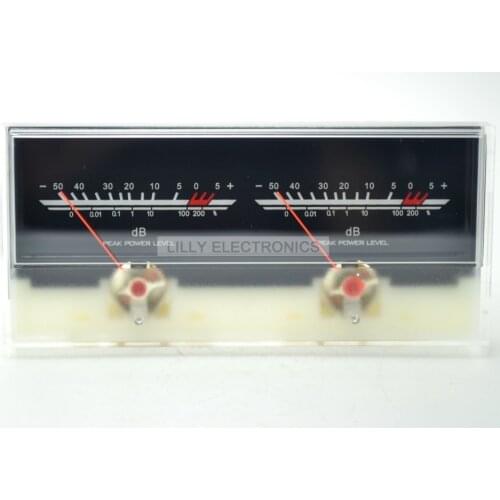VU Meter DB Level Header Amplifier Chassis Audio Preamp Backlight P-59WTC