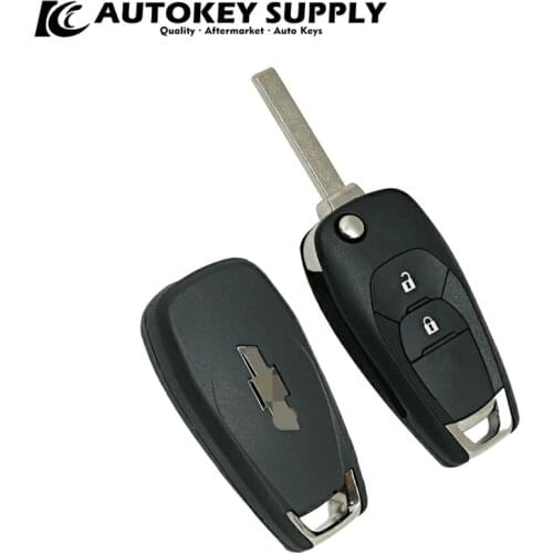 New Replacement ForChevrolet Remote Flip Key Shell 2B AKGMF123