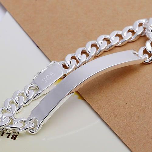 KN-H182 Wholesale Silver Color Bracelet For Ladies Factory Price 925 Free Shipping Fashion Jewelry 8mm Cow Leather Bracelet
