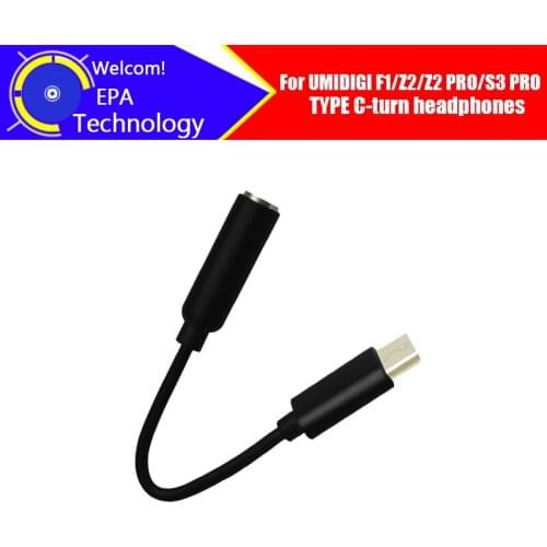 100% Original New for UMIDIGI F1/Z2/Z2 PRO/S3 PRO Type-C to Headphone Adapter