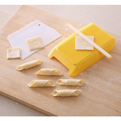 3 Pcs/set DIY Handmade Pasta Hemp Food Sub Washboard Rub Cat Ear Shell Noodle Mold Small Hemp Food Panel Kitchen Gadgets Cookice