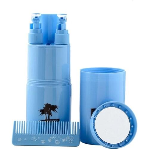 8PCS/Set Portable Travel Wash Cup Toothbrush Cup 5 In 1 Partitioning Wash Toothpaste Holder Storage Box Camping Trip
