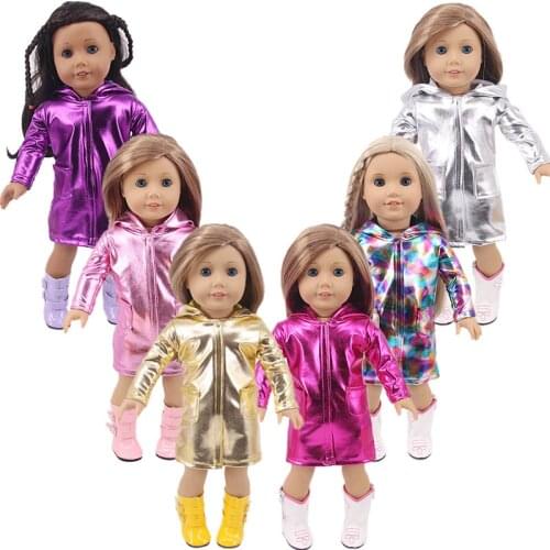 Doll Accessories 43cm Reborn Baby Doll Raincoat, 18-inch American Doll Raincoat, Christmas Gifts For Girls, Childrens Toys