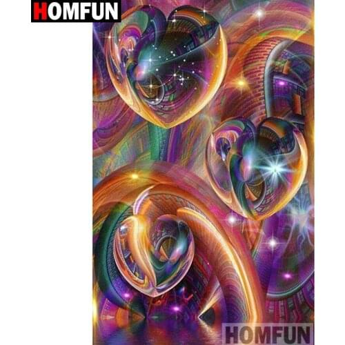 HOMFUN Full Square/Round Drill 5D DIY Diamond Painting "Landscape painting" 3D Embroidery Cross Stitch 5D Home Decor A15979