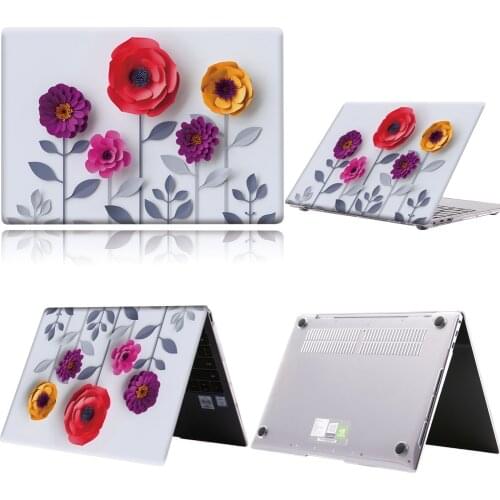 Case For Huawei MateBook 13/13 AMD Ryzen/14/D14/D15/X 2020/X Pro/Pro 16.1/Honor MagicBook 14/15 3D Art-flower Laptop Cover