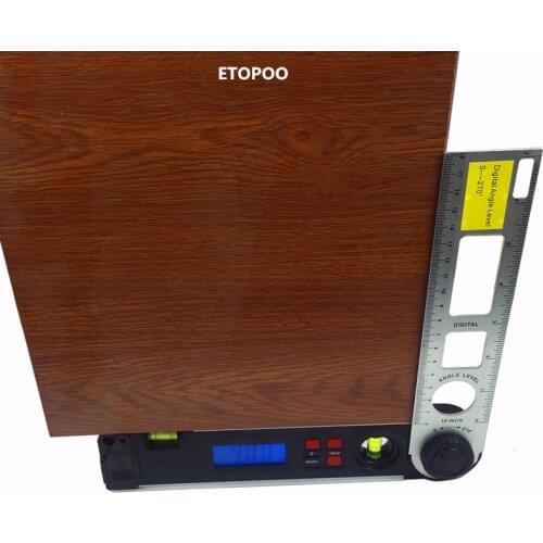 250mm Digital Angle Finder Gauge 0-270 Degree Protractor Ruler Miltre Angle Finder meter Spirit Level Back-Light