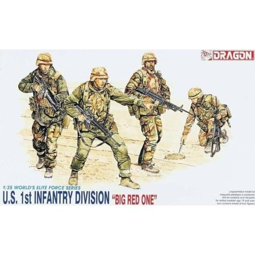 DRAGON 3015 1/35 U.S. 1st Infantry Division 'Big Red One' - Scale model Kit