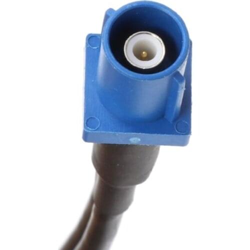 Fakra C Male Plug To 2 x Fakra C Female Jack RG174 Y Type Splitter Combined Cable