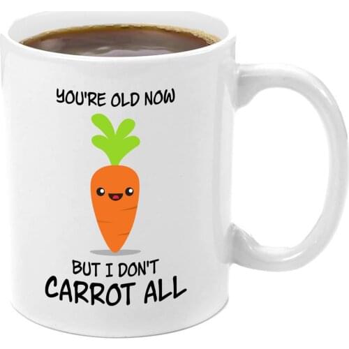 I Dont Carrot At All Ceramic Mug 11oz - Best Friend Gifts
