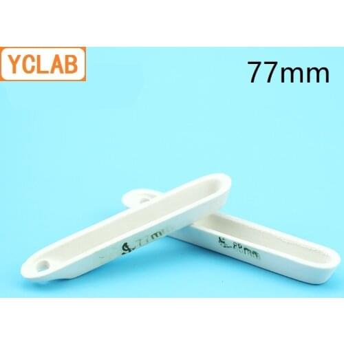 YCLAB 77mm Ceramic Ark Square Boat Ash Content Dish High Temperature Resistant Laboratory Chemistry Equipment