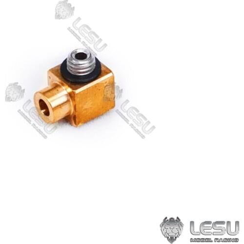 LESU RC Hydraulic Brass Nozzle for 3*2MM Pipe Scale DIY Excavator Truck Loader TH16984-SMT3