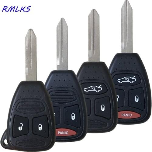 2/3/4 Buttons Modified Remote Key Shell Case Fob for Chrysler 300 300C Aspen Dodge Magnum Dakota Durango RAM Charger Jeep