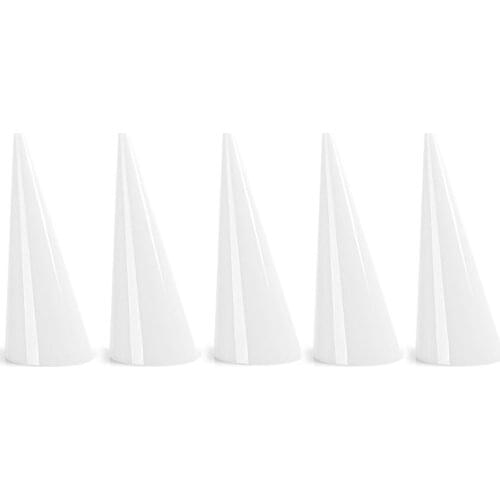 1Pc Plastic Finger Cone Fingertip Ring Stand Display Showcase Holder Storage