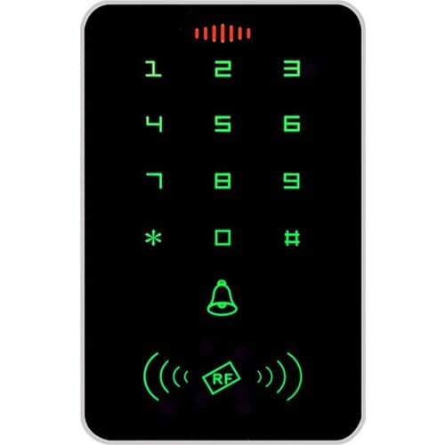 Backlight 1000 User Touch 125khz RFID Proximity Card Keypad Access Control reader Door Lock System electric lock gate opener