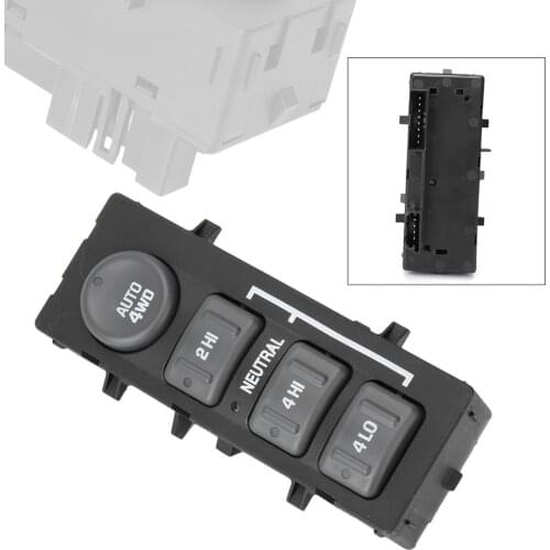 4WD Four Wheel Drive Control Switch for CHEVROLET SILVERADO 1500 2500 3500 1999 2000 2001 2002 & For GMC SIERRA Auto Car Access