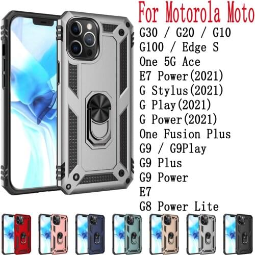 Sunjolly For Motorola Moto G30 20 10 100 Edge S E7 Power G Stylus Play Power 2021 One Fusion Plus G9 Play Plus Power Case Cover