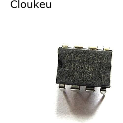 10Pcs AT24C08AN-PU27 DIP-8 24C08