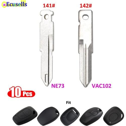10PCS/LOT universal key blade NE73/NE72 NO. 141 for Citroen Peugeot Dacia 141# VAC102 NO.142 for Renault For Dacia blade 142