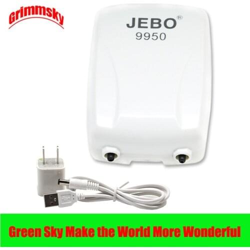 2W 2*2.5L/Min Double Air Outlet Outdoor Fishing Fish Tank Oxygen Increasing Noiseless Portable USB Air Pump