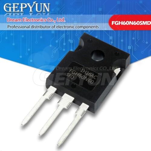 2pcs FGH60N60SMD TO-3P FGH60N60 TO3P 600V 60A Field Stop IGBT 60N60