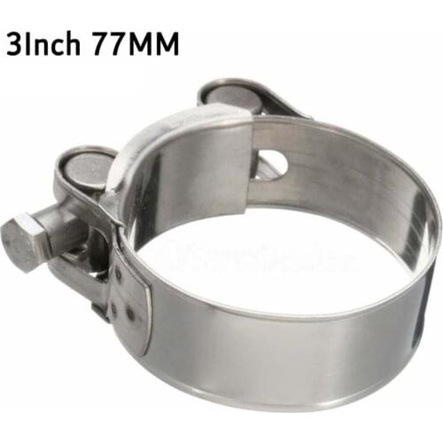 3 Inch Motorcycle Exhaust V Band Clamp Flange Kit Quick Release Clamp Stainless Steel Exhaust Clamp Clip Motocross Accessories
