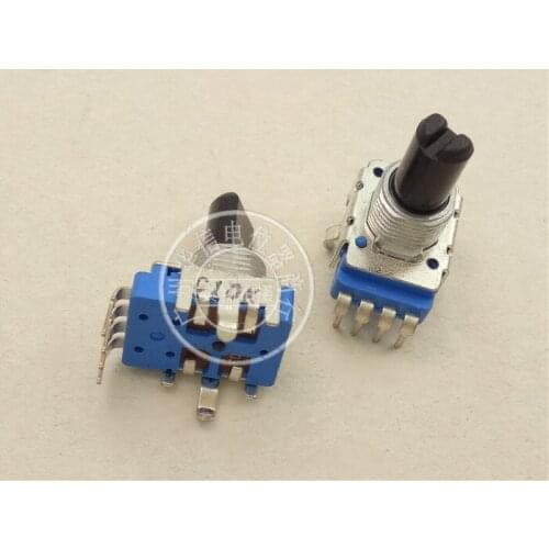 5pcs 142-type vertical single joint potentiometer C10K C103 / Handle length 15MMF 4 feet