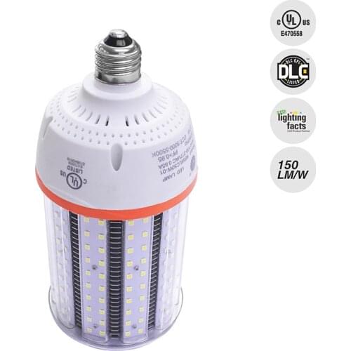 50W LED Corn Bulb E27 Medium base for Home Large Area Factory Warehouse High Bay Barn Porch Backyard Garden Daylight